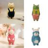 Wooden Cat Figurine Craft Gift For Home Office Decor Collectors Gift