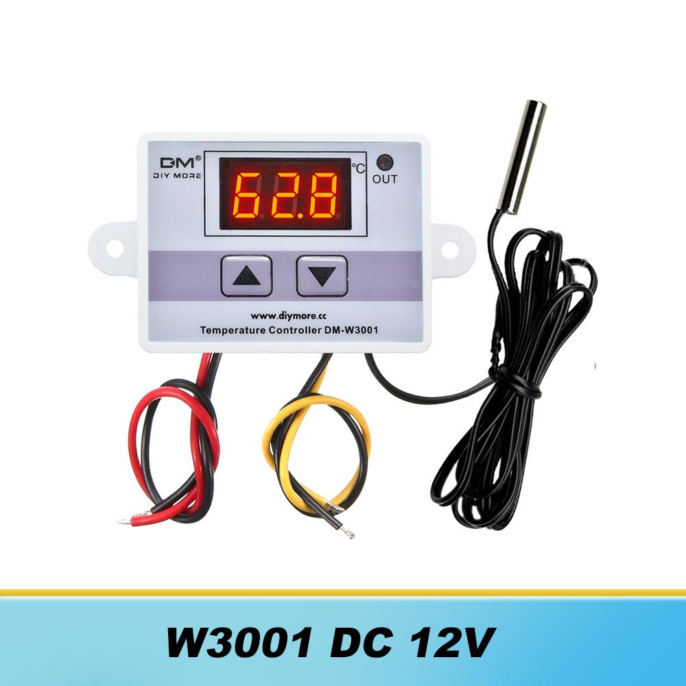 W3001 W3002 LED Digital Control Temperature Microcomputer Thermostat Switch Thermometer New Thermoregulator 12/24/110V/220V