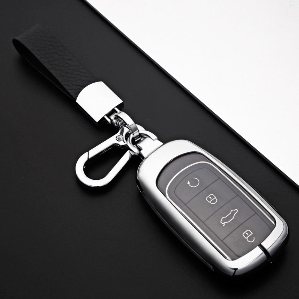 Premium Metal Key Case for Chery Tiggo 8 Plus and Arrizo 5 Plus Cars