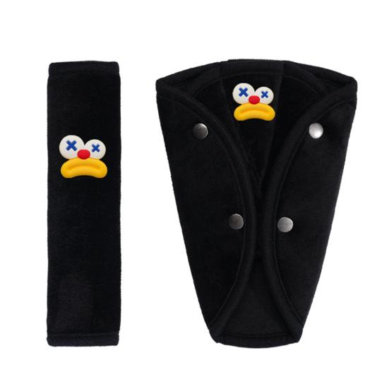 Yousheng 1/2Pcs Car Seat Belt Cover Shoulder Protection Machine Washable Easy to Install Universal Fit Cartoon Seatbelt Covers for Kids