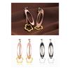 Women's Flower Round Pink Wedding Guest Look Earrings