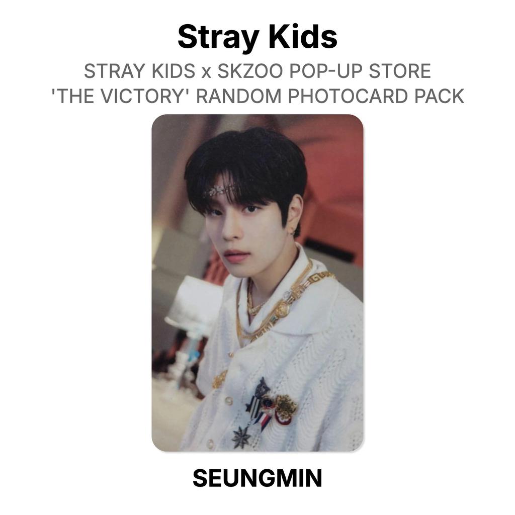 Stray Kids x SKZOO POP-UP STORE 'THE VICTORY' RANDOM PHOTOCARD PACK Official Photocard