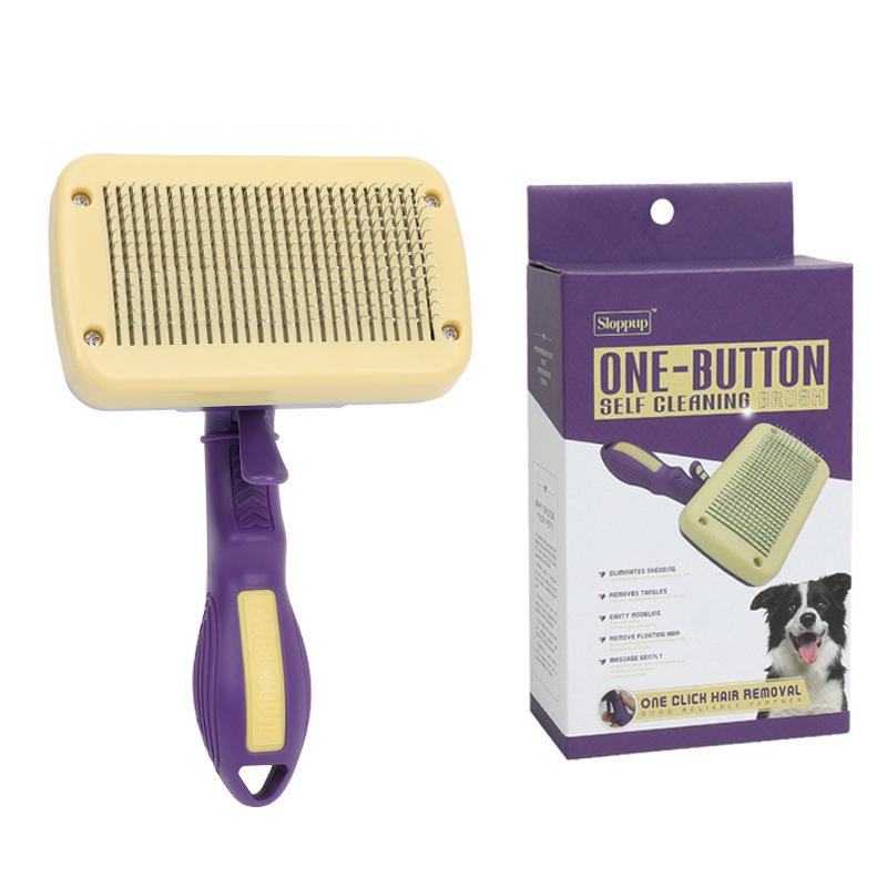 Sloppup Pet Deshedding Comb for Cats & Dogs - Undercoat Thinning & Grooming Tool
