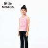 Little MO&Co. Girls' Faux Two-Piece Cotton Sleeveless Tank Top