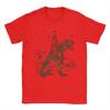 Jesus Riding A Dinosaur Cotton T Shirt For Unisexs Summer Vintage TShirts Crewneck Novelty Tees Oversized Hot Sale Tops