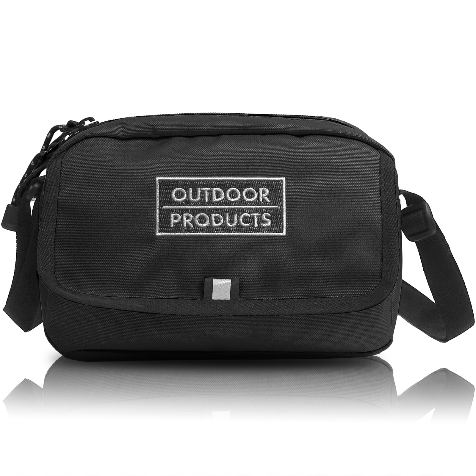 

Outdoor Products Mini Shoulder Bag, Compact, Lightweight, Crossbody, Reflective, Mark Emblem