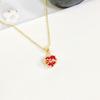 Fashion Sacred Heart of Jesus Necklace For Women Religious Cross Design Clavicle Chain Catholic Jewelry Birthday Gifts