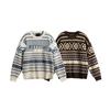 Men's Ethnic Style Jacquard Sweater – Trendy Japanese Knitwear for Autumn/Winter
