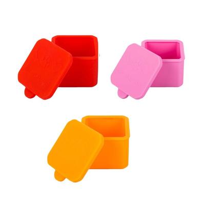 1/3pcs Silicone Food Distribution Box Sauce Cups Lunch Box Containers Office 2/4 Inch