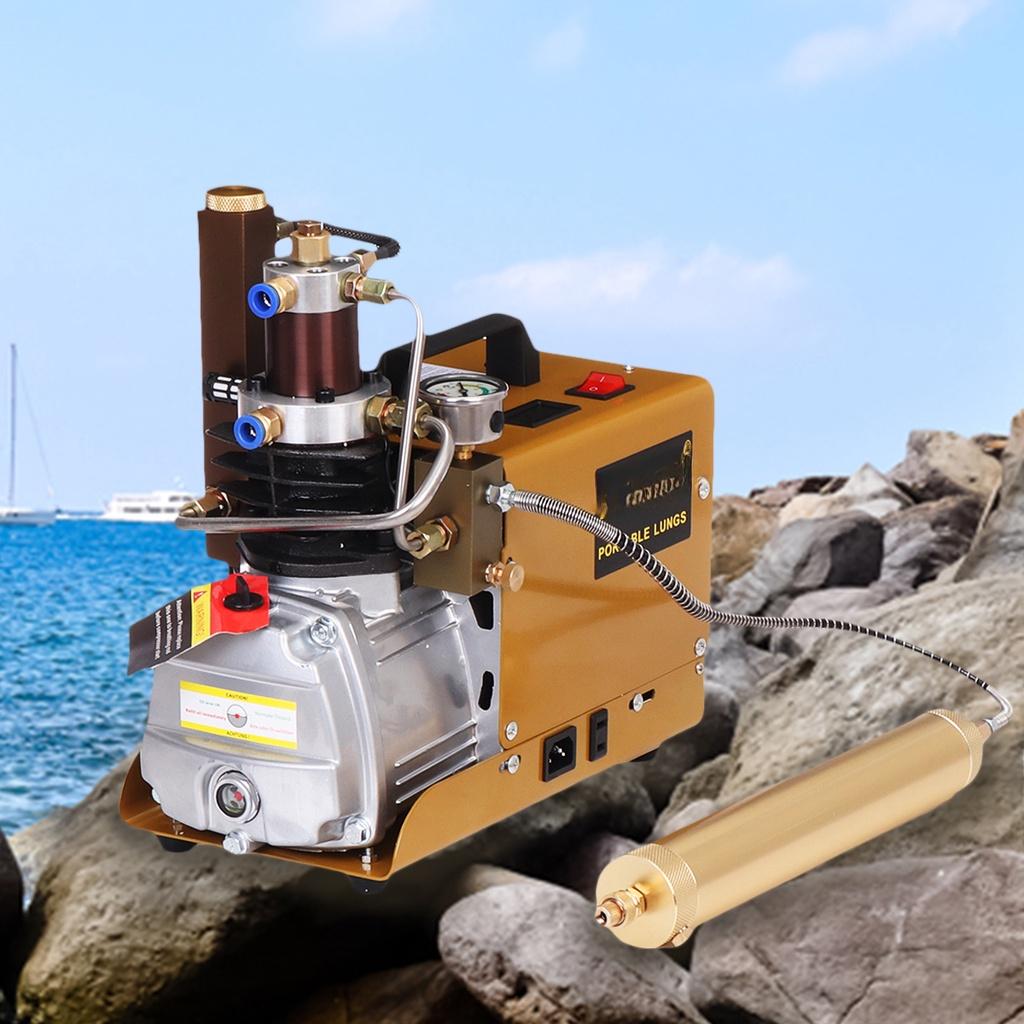 4500PSi 40MPA High Pressure PCP Air Compressor Pump Electric Air Pump Minicooper PCP Pump For Diving Scuba 1800W