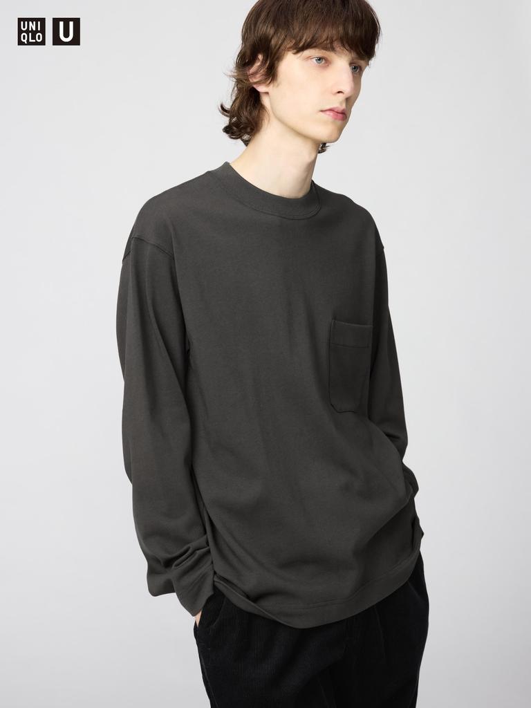 Uniqlo Japan Crew Neck Long Sleeve T shirT