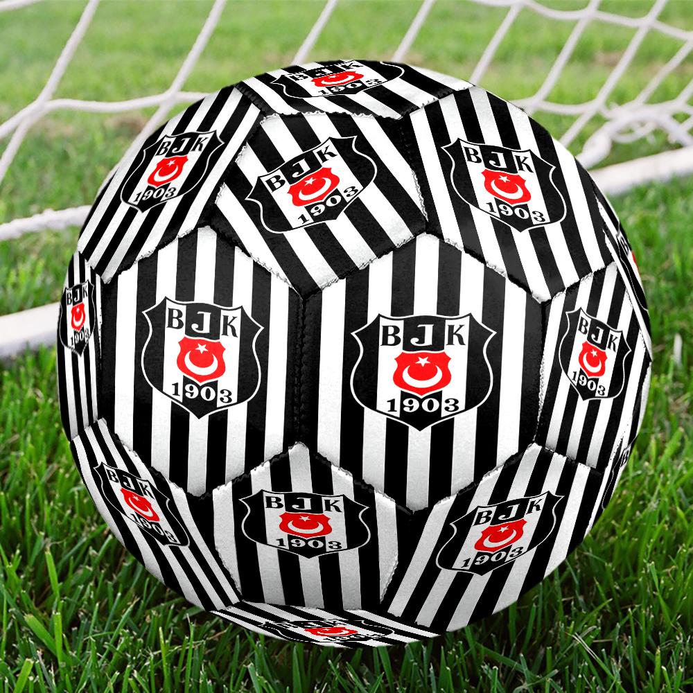 Be?ikta? Istanbul Crest Emblem Size 5 Soccer Ball,Indoor/Outdoor Suitable for Training Matches Tournaments Practice Games Perfect Gift for Fan