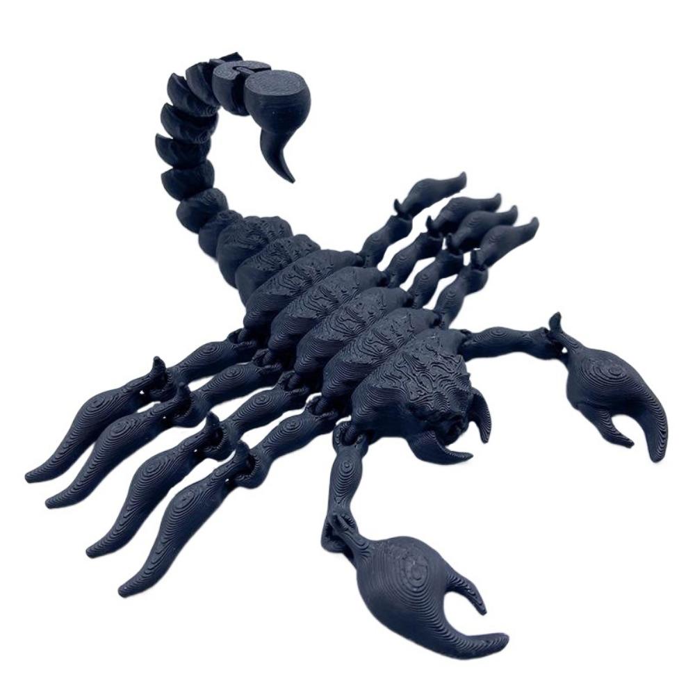 Articulated 3D Printed Scorpion Realistic Decorative Scorpion Figures  Landscaping Decoration