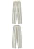 Spring/Summer 2026 Women's Versatile Casual Pants: Loose Straight-Leg, Elastic Waist, Perfect for Middle-aged & Elderly Moms