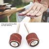 100Pcs 12mm Abrasive,   Sandpaper Wheel 100pcs 80 mesh Sand Paper sandpaper wheel 2 poles Grinding Bit 2Pcs Rods