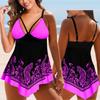 Women Two Piece Large Size Swimsuit 2023 Female Swimwear Sexy Monokini High Waist Swimming Suits Summer Beachwear Bathing Suit