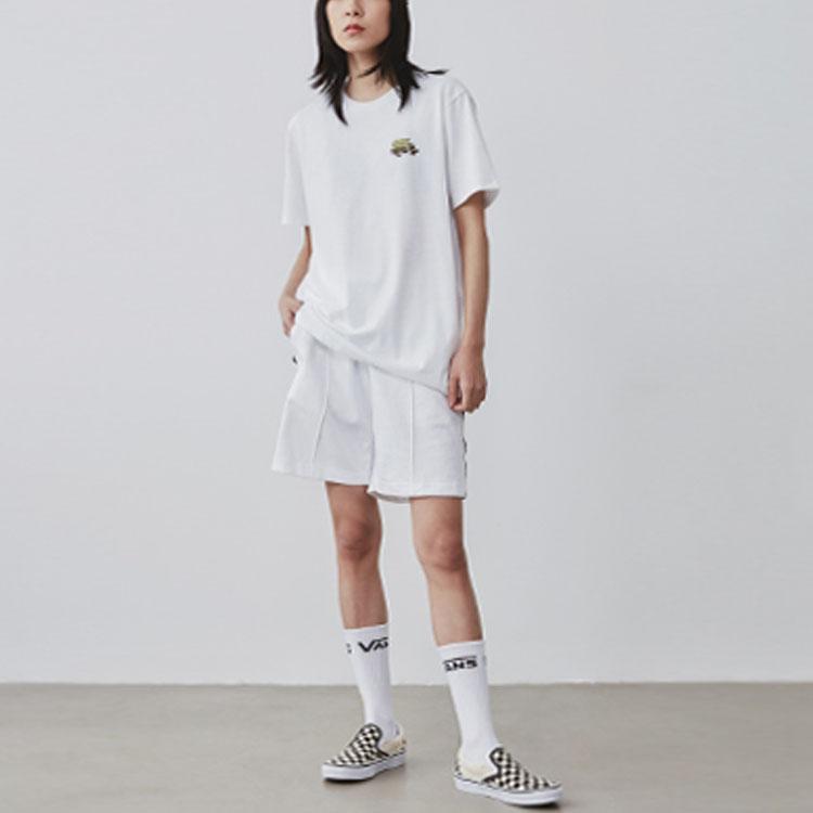 Vans Otw Artist Collaboration One-Eyed Dwarf Short Sleeve T-Shirt Women Tops White VN0A4MNIWHT