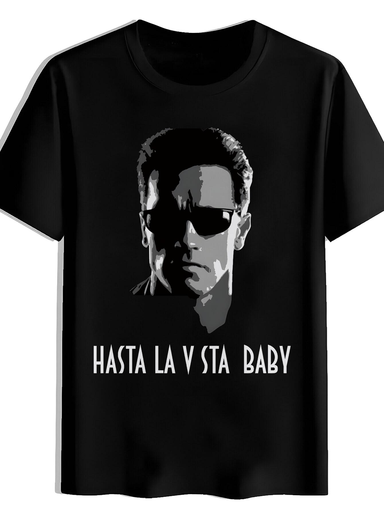 T-shirt Silhouette Fashion Glasses Print L