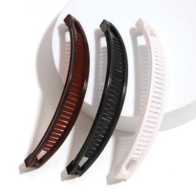 Wave Hair Clip & Bangs Comb: Women's Double Comb Bun Maker & Vertical Hair Accessory