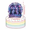 Demon Hunter Girls Cake Topper for Birthday Parties