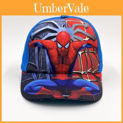 Spiderman Cartoon Baseball Cap For Boys Summer Sun Protection And Breathability