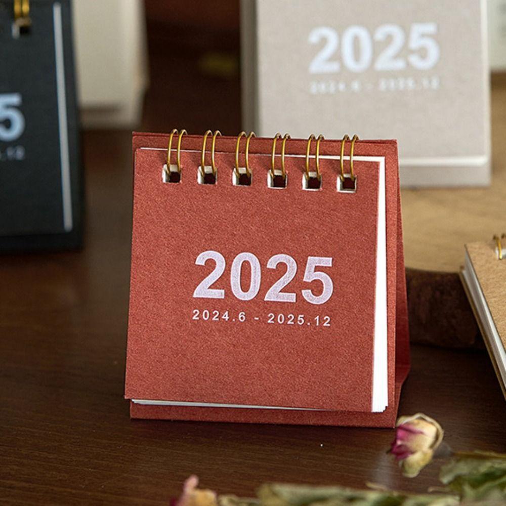 Thick Paper Desk Calendar Home Decoration Schedule Planner 2025 Daily Planner