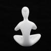 Abstract Art Ceramic Yoga Poses Figurine Porcelain Statue Different Home Ornament