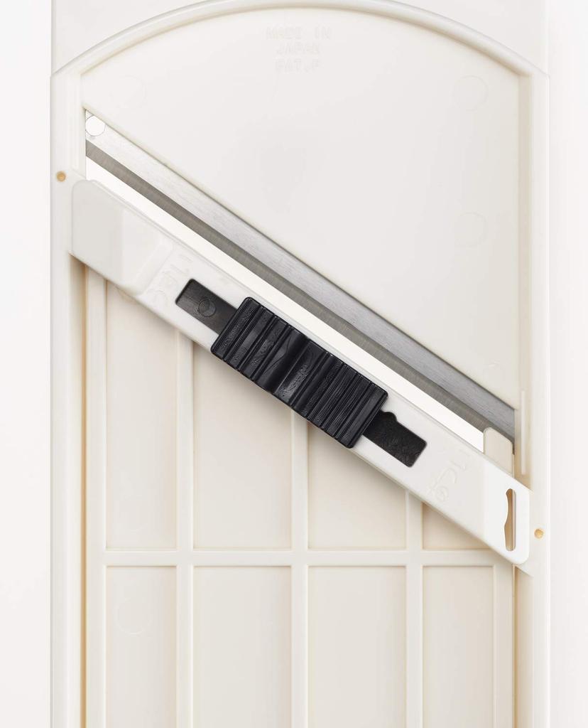 Yoshikawa Made In Thin Thickness Adjustment Shredded New Kitchen Basic SJ2957 Slicer, Japan, Slices, Function, Vegetables, Cabbage, Cucumbers, Onions,