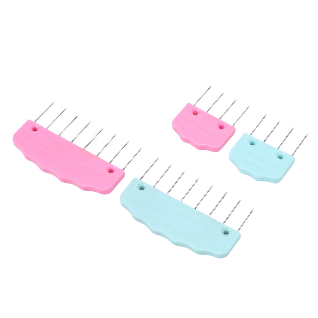 20 Pcs Knit Blocking Pins Kit 12 Large 8 Small Stainless Steel Crochet Blocking Combs for Sweaters Scarves Shawls