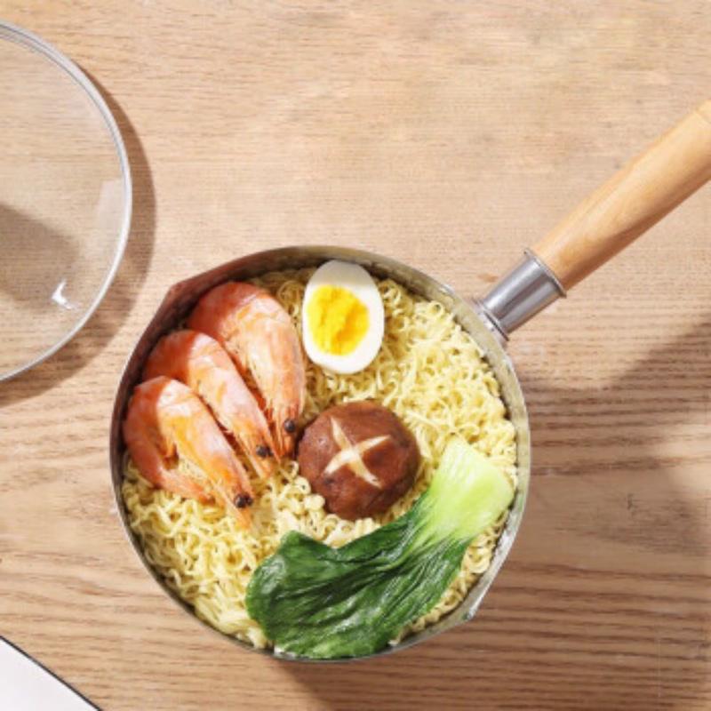 SANHO Japanese Yukihira Stainless Steel Pot with Lid