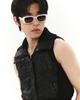 Hangeul Square Sunglasses Ivory-Brown