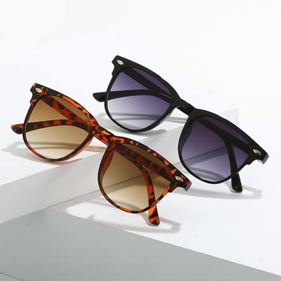 Modische, trendige Sonnenbrille mit UV-Schutz für den Außenbereich, für Damen und Herren, modische Sonnenbrille mit rundem Rahmen, Unisex, Vintage, ultraleichte Brille