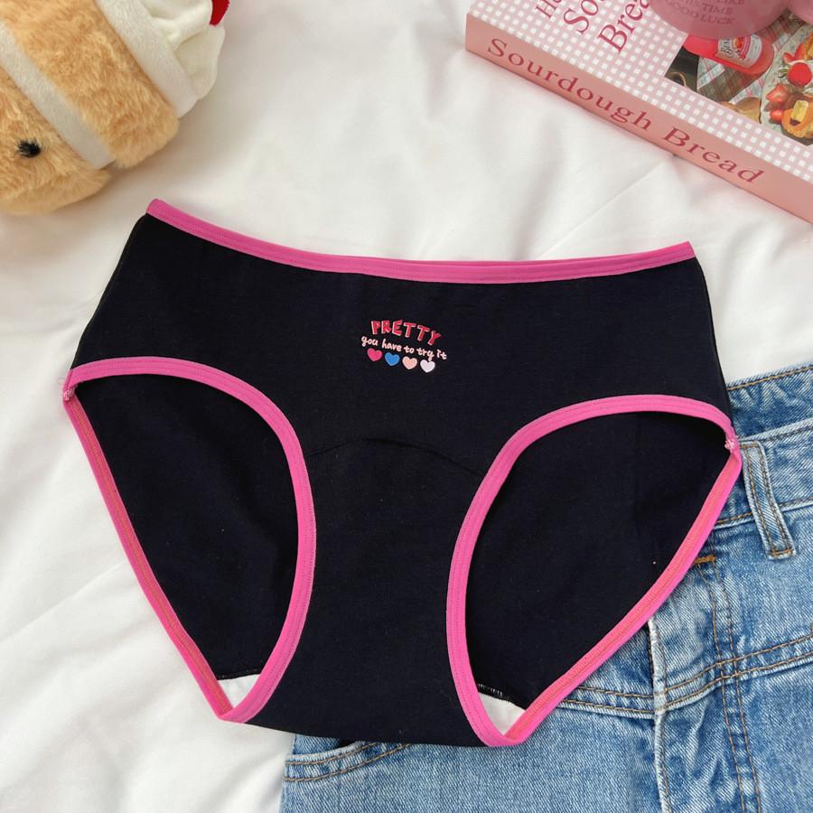 N8622 Sweetheart Womens Cotton Underwear Stylish Colorful Triangle Panties Breathable Antibacterial Design For All Seasons
