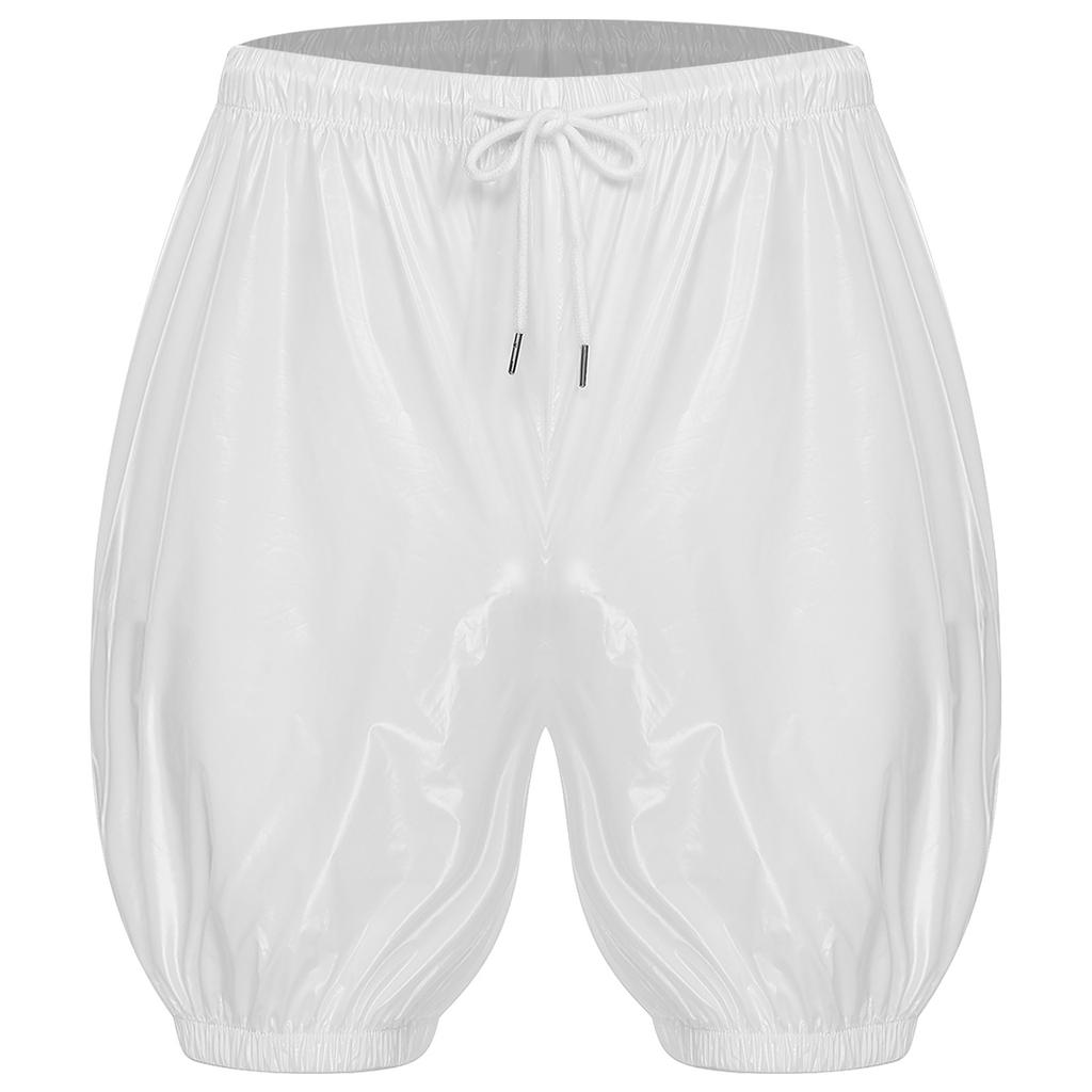 Unisex Adults Waterproof Reusable Diaper Cover Elastic Waistband Drawstring Leak Proof Washable Incontinence Shorts