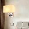 USB Plug Interface Charging Wall Lamp Creative Bedroom with Plug Bedside Led Wall Lamp Hotel Bedside Lamp