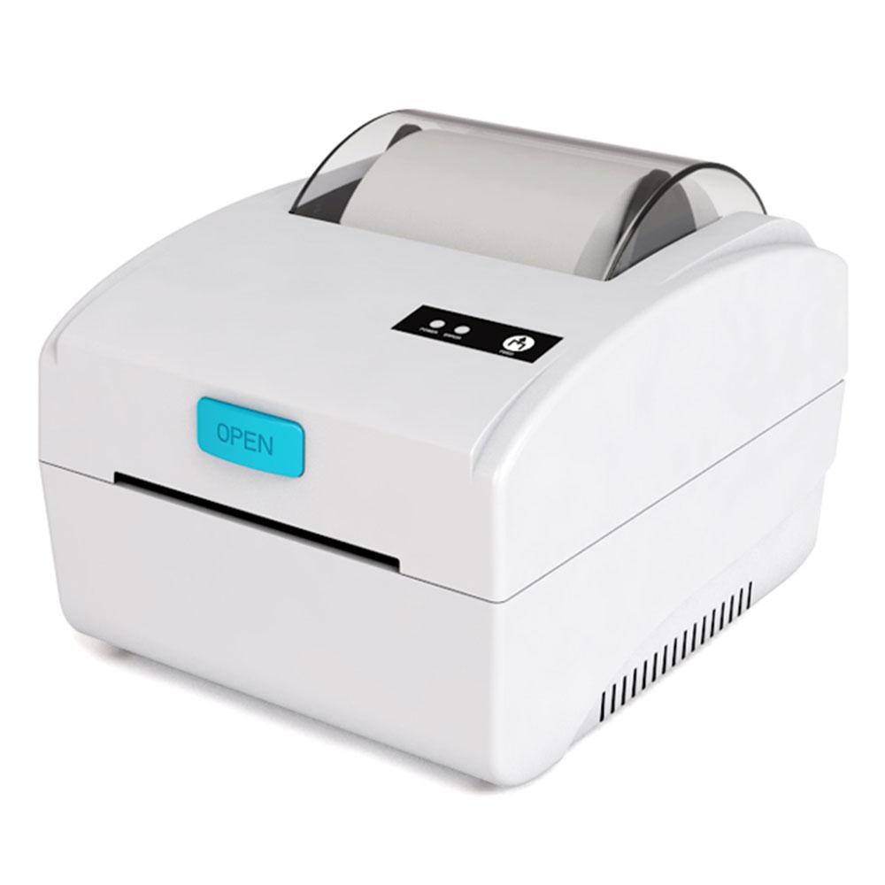 

ZJ-8610 80мм Термопринтер для етикеток USB Сумісний з Bluetooth Без чорнила Принтер для роздрібної торгівлі Малого бізнесу White/EU Plug