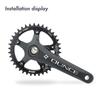 Deckas Tandhjul Rundt 110BCD til Force Red Rival S350 S900 36 38 40 42 Tænder Landevejscykel til Sram Cx Gravel Quarq 5 Arme 110 Bcd
