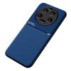 For Xiaomi 13 Ultra Lines Imprinted PU Leather+TPU Case Magnetic Car Holder Phone Cover