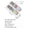 3-24 LED Mini Portatile USB Luce a Barra Luci con Sensore a Tocco Lampada da Tavolo Scrivania Lettura Comodino per Power Bank PC Laptop Nobook