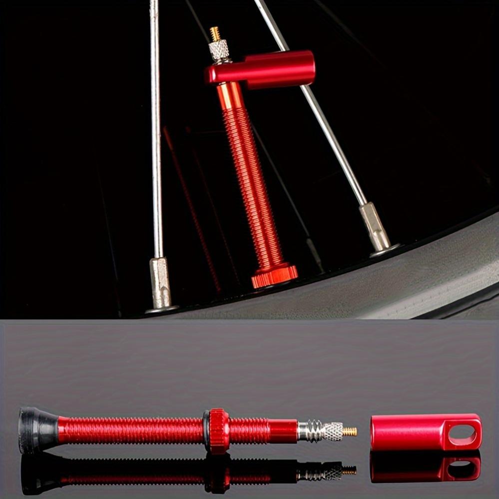 2Pcs Round Presta Valve Caps, Universal Bike Tire Valve Stem Covers, Dustproof & Anti-Dirt, for Mountain, Road, and Folding Bicycles