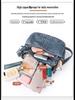 Large Capacity Soft Leather Cross-border Women's Shoulder Tote Bag for Middle-aged Women, with Washed Leather Finish.