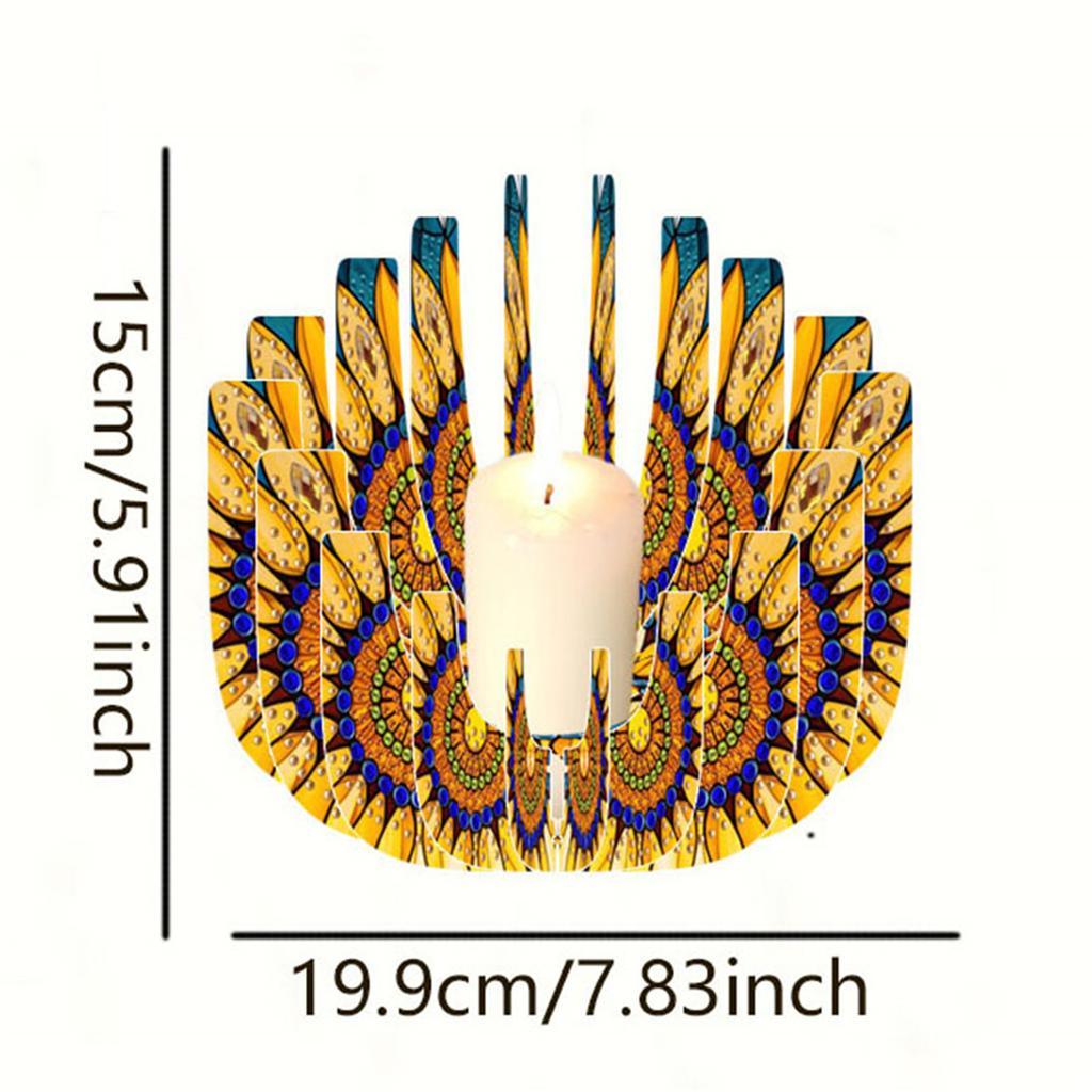 DIY Diamond Art Painting Kits of Candle Holder for Home Decor Gift
