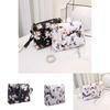 Stylish Ladies Shoulder Bag With Flower Print Durable Nylon Lining Neutral Gender