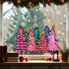 Christmas Static Cling Window Stickers for Living Room Bedroom Holiday Party Decorations