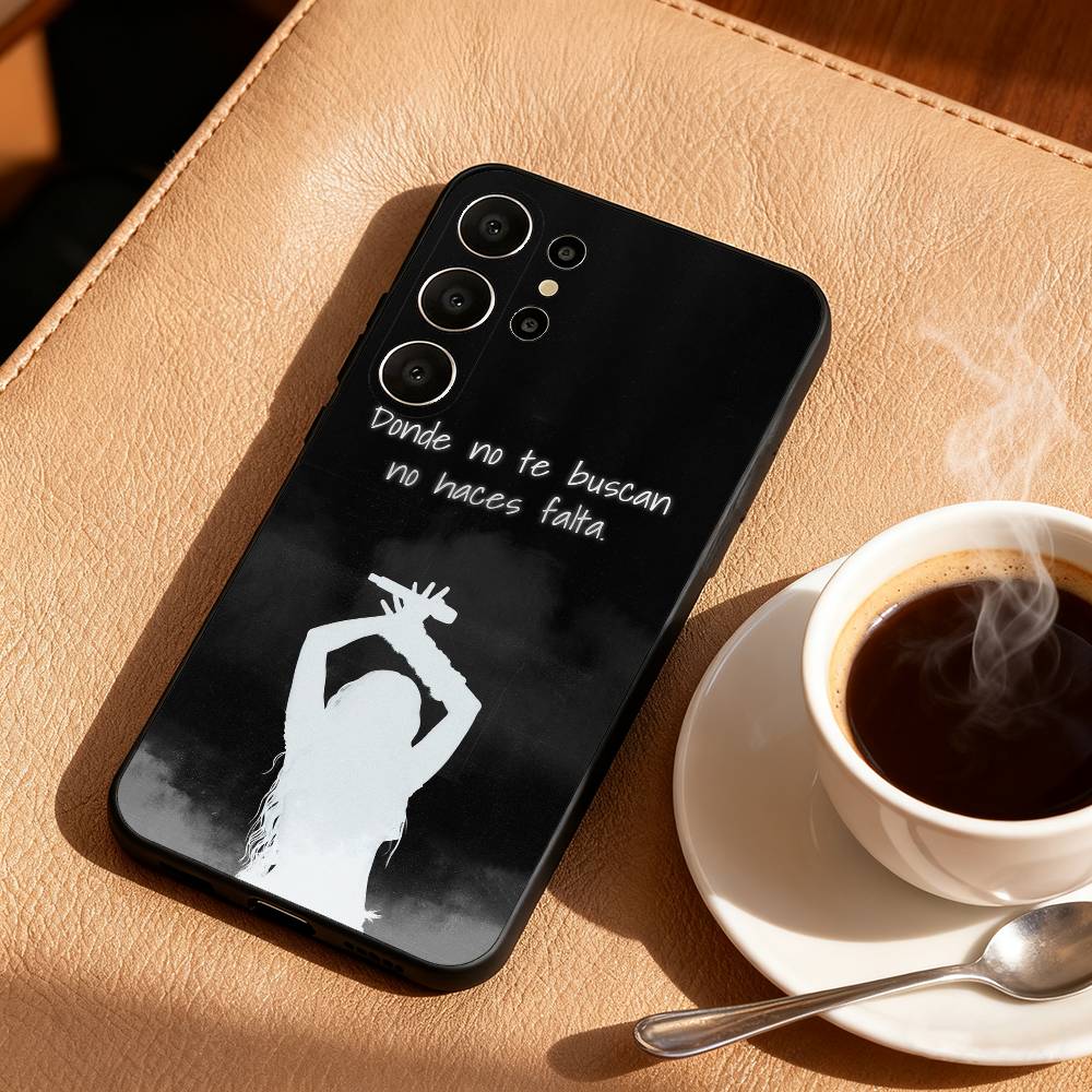 

Singer K-Karol G Amargura Phone Case For Samsung S25,24,23,22,30,21,10,9,Ultra,Plus,Lite,FE Soft Black Case Samsung S20lite5G