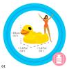 INTEX Pato Amarillo Flotador Montable 147 x 147 x 81cm 57556 Japonés [Producto Genuino]