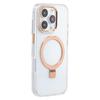For iPhone 16 Pro Max Case Compatible with MagSafe Kickstand TPU+PC Clear Phone Cover