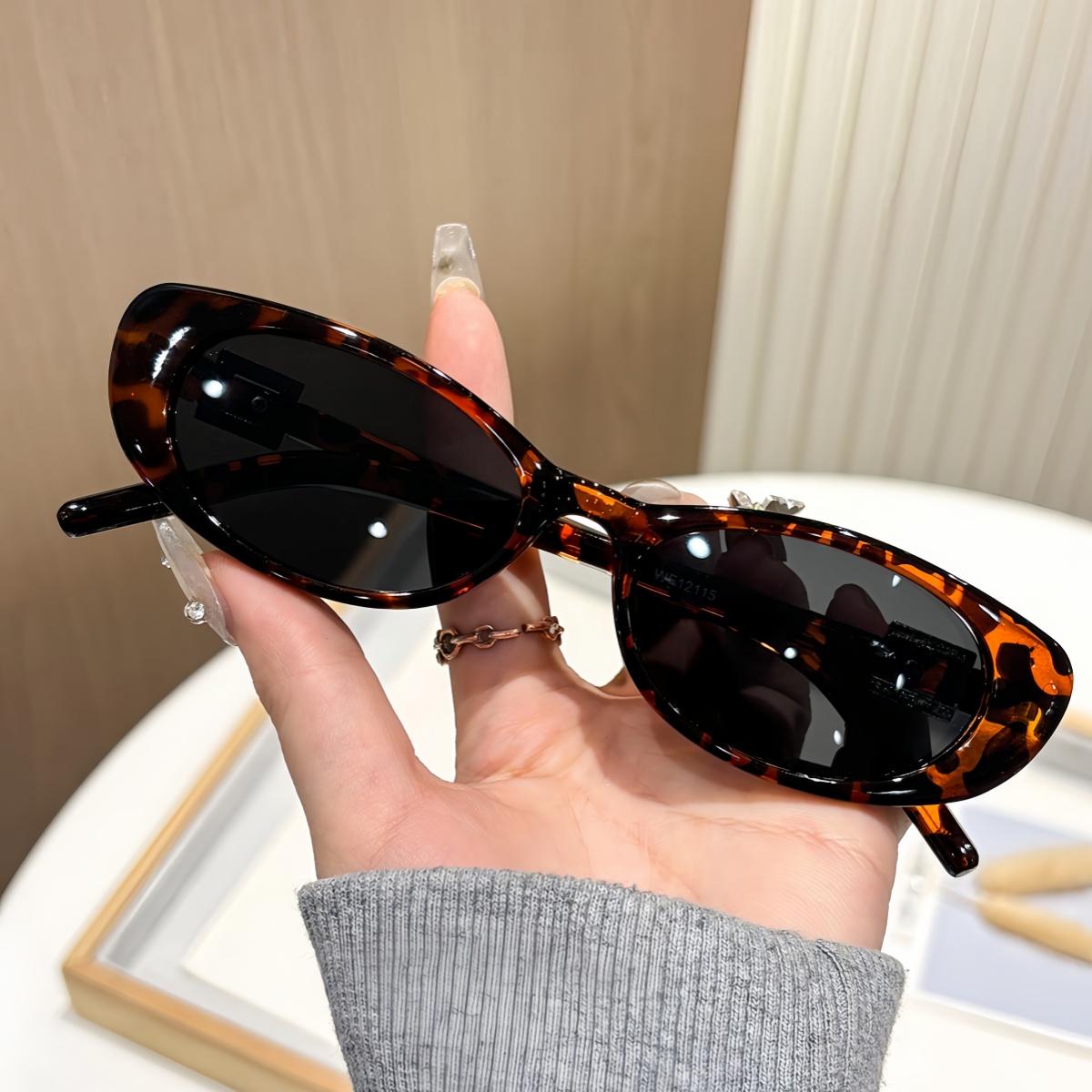 

1pc European and American style women s oval frame anti blue light fashion glasses for watching TV, mobile phones, computers, pr