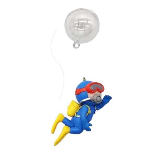 Underwater Ornament Floatable Surf Boy Whale Riding Girl Anime Figure Landscaping Crafts Tank Floating Decor Aquarium Accessories