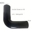 ID 2" 90 Degree Silicone Hose Elbow Coupler 7" Leg Length Universal 4-Ply Reinforced Silicone Straight Turbo Pipe Elbow Intake Radiator Hose